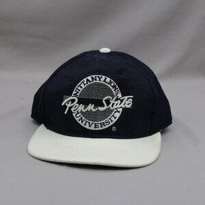 Penn State Nittany Lions Hat (VTG) - Wool Classic Game Circle Script Size 7 1/8